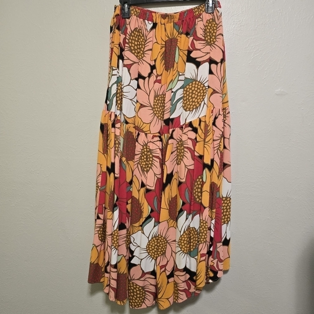 Cynthia Rowley Floral Hi-Lo Wrap Skirt - Picture 5 of 9